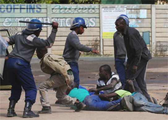 Police brutality in Zimbabwe