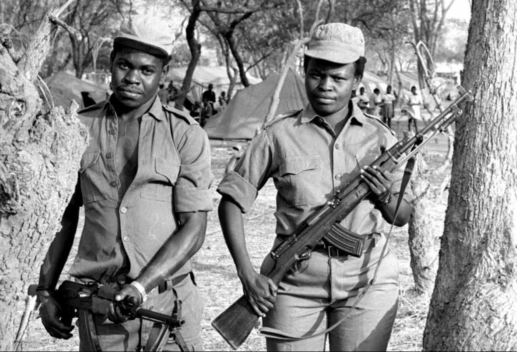 ZIPRA/ZAPU combatants during the Zimbabwean Liberation War (Second Chimurenga)